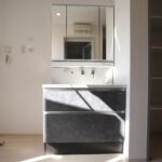 令和８年２月１８日撮影※ハンドシャワー水栓、洗面スペースにはサービスバルコニー付