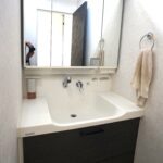 シャワー水栓付洗面台