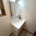 シャワー水栓付洗面台